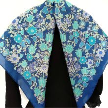 KÉK SZÁZVIRÁGÚ KENDŐ