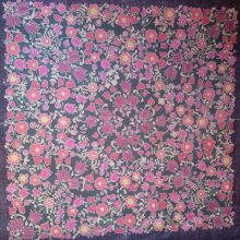 Fekete Százvirágú selyemkendő