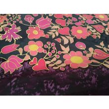 Fekete Százvirágú selyemkendő