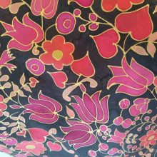 Fekete Százvirágú selyemkendő