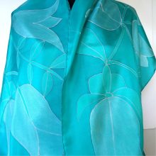 TÜRKIZ SELYEMSÁL TULIPÁNOKKAL