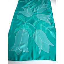 TÜRKIZ SELYEMSÁL TULIPÁNOKKAL