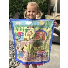 KÉK TÜNDÉRFALVA SELYEMKENDŐ