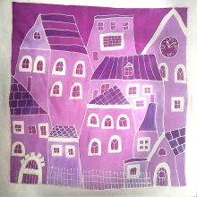 LILA TÜNDÉRVÁROS SELYEMKENDŐ