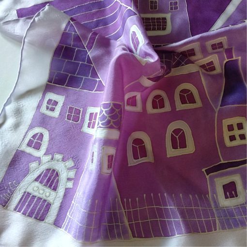 LILA TÜNDÉRVÁROS SELYEMKENDŐ