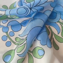   MATYÓ INSPIRÁCIÓ, lágy kék és fehér harmóniában, 55 cm
